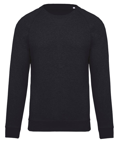 Kariban Men's organic cotton crew neck raglan sleeve sweatshirt