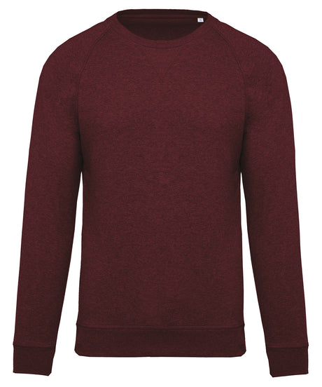 Kariban Men's organic cotton crew neck raglan sleeve sweatshirt