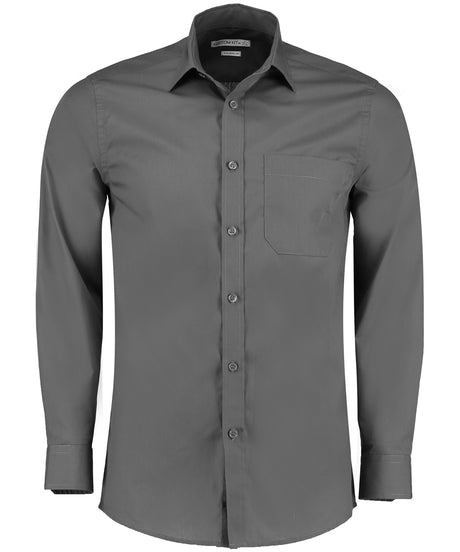 Kustom Kit Poplin shirt long-sleeved