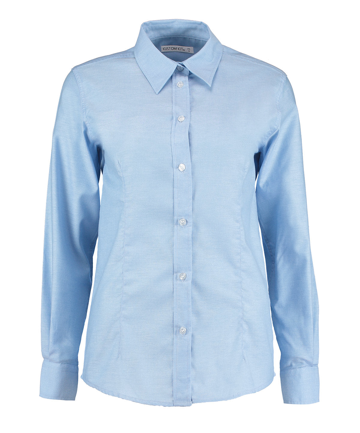 Kustom Kit Women's workplace Oxford blouse long-sleeved