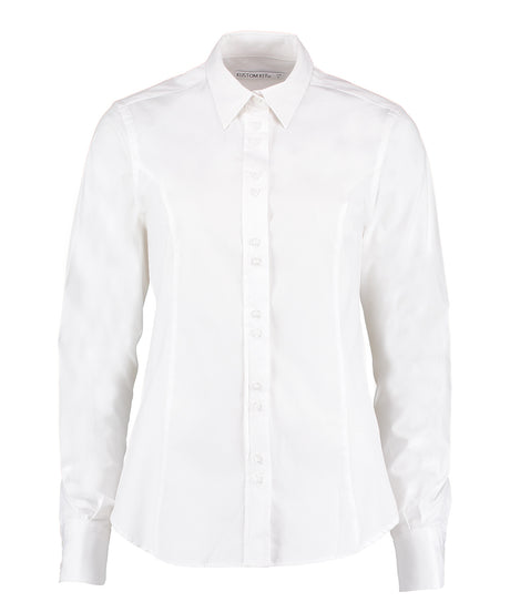 Kustom Kit Women's city business blouse long sleeve