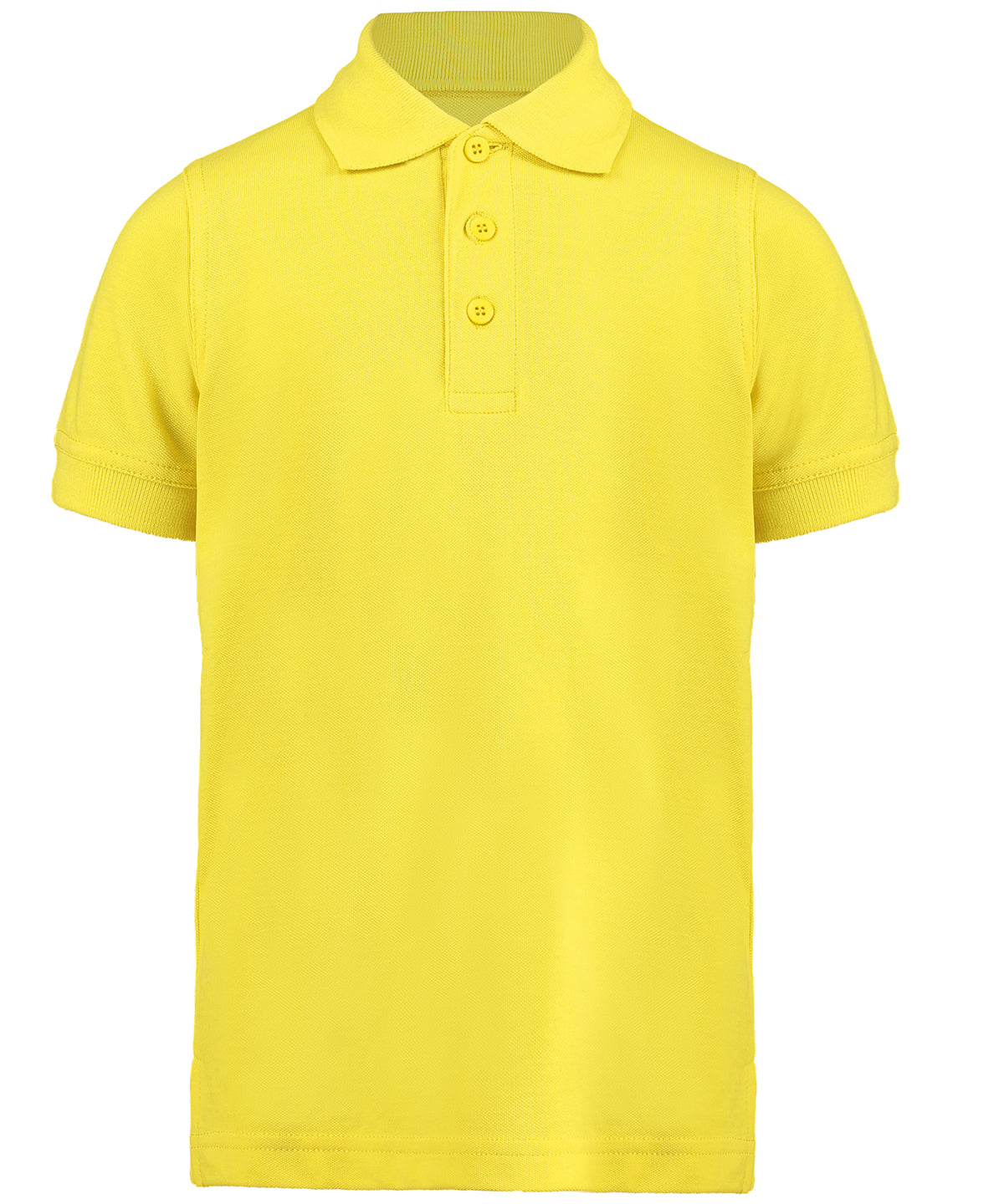 Kustom Kit Klassic Polo Shirt - Canary / 11/12 Years / Kids’ - Shirts