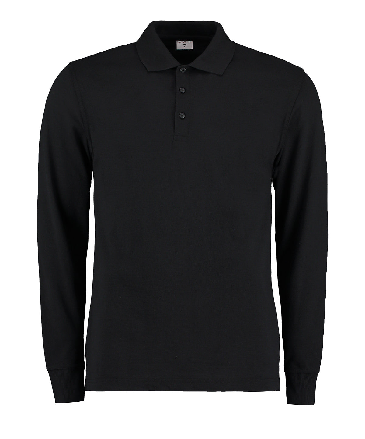 Kustom Kit Piqué polo long-sleeved