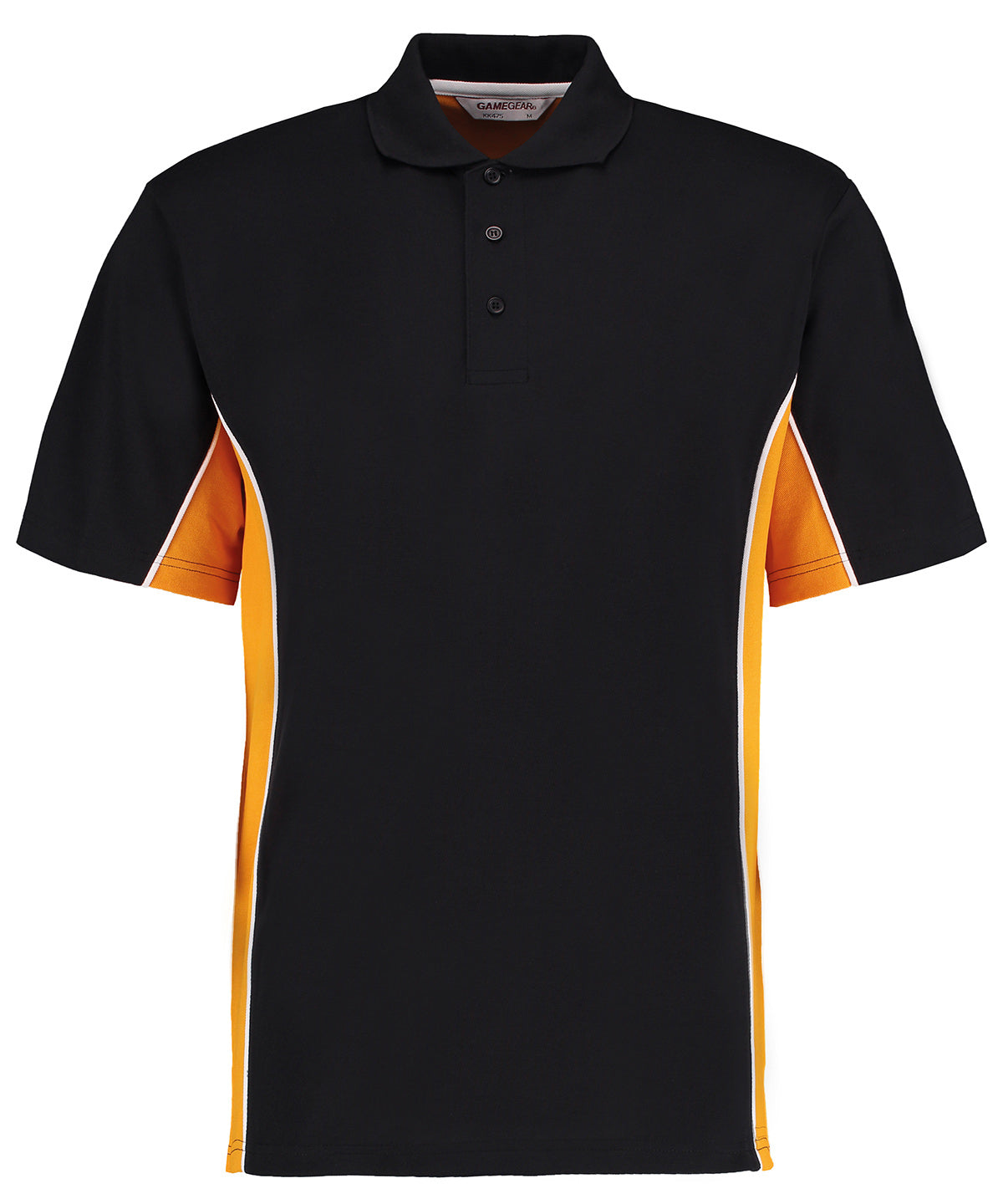 Kustom Kit Track polo Black/Gold/White