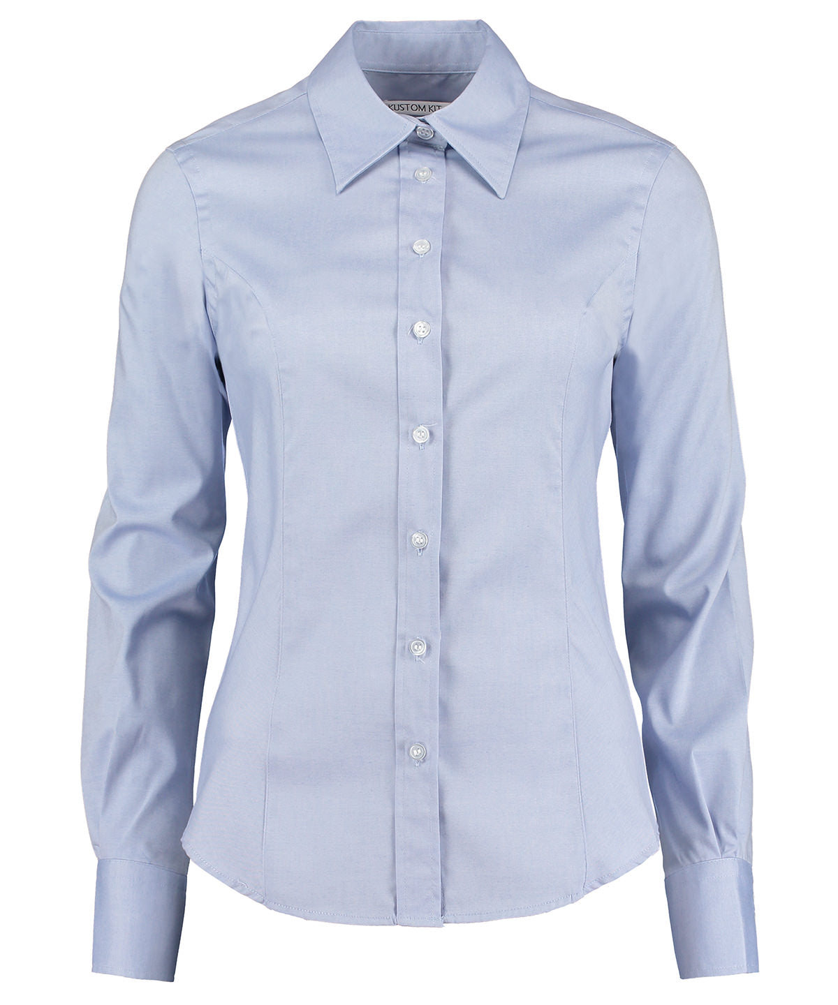 Kustom Kit Women's corporate Oxford blouse long-sleeved