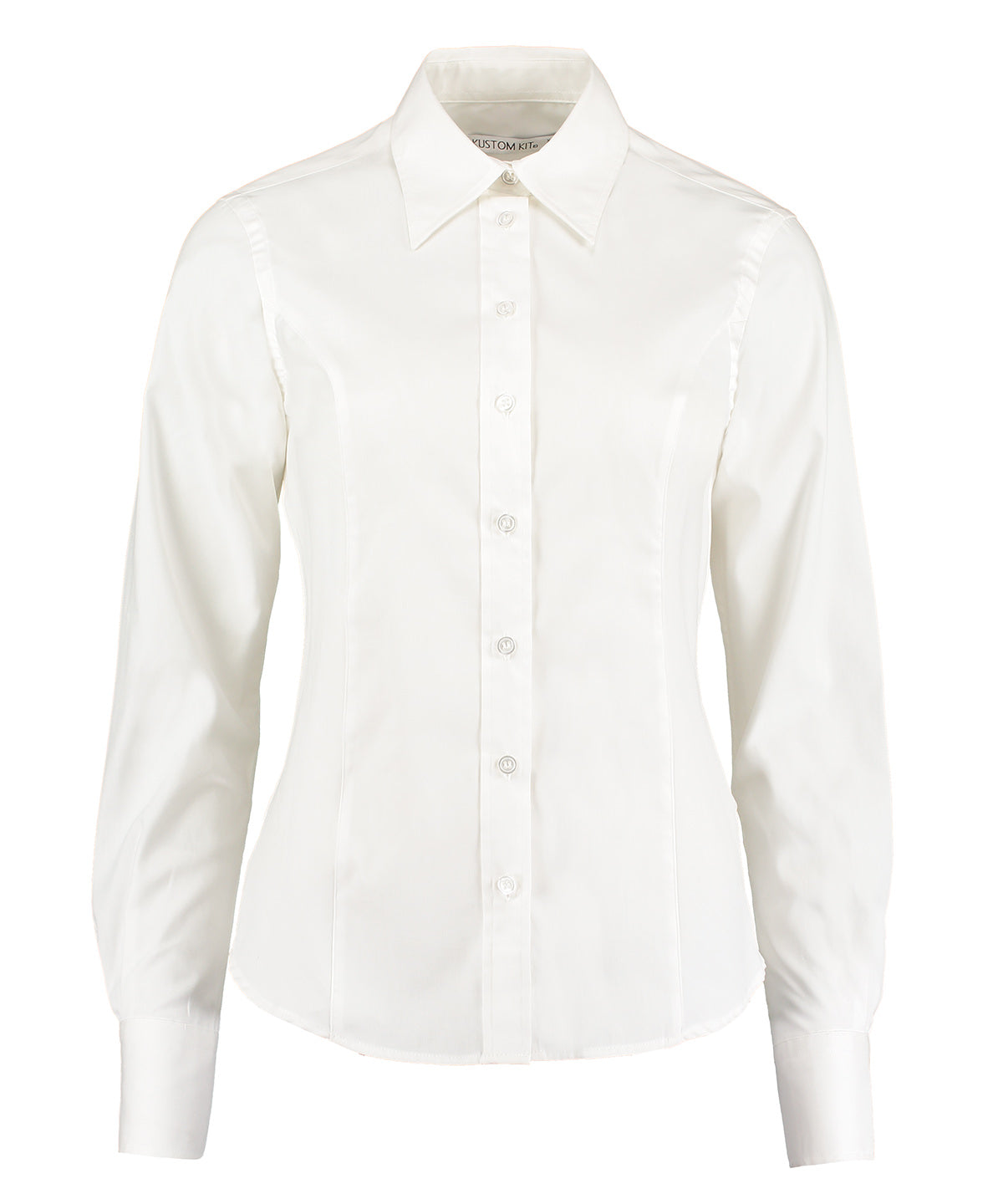Kustom Kit Women's corporate Oxford blouse long-sleeved