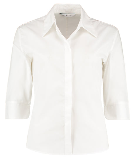 Kustom Kit Contiental ¾ sleeve blouse womens