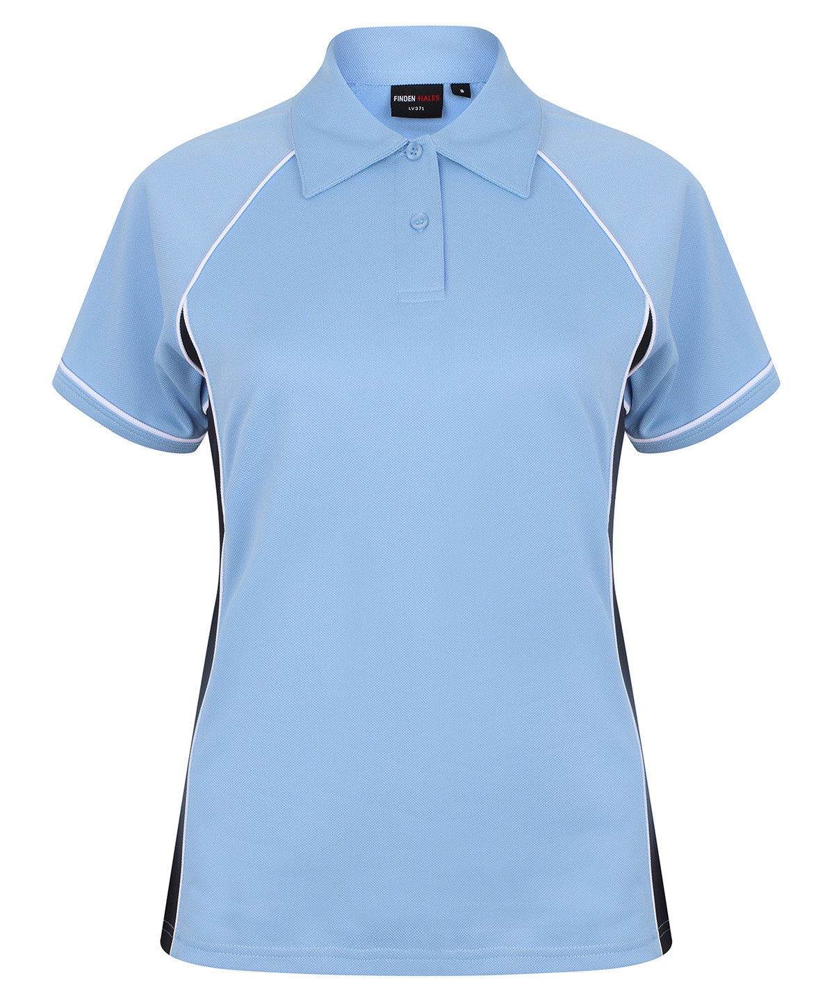 Finden & Hales Womens piped performance polo