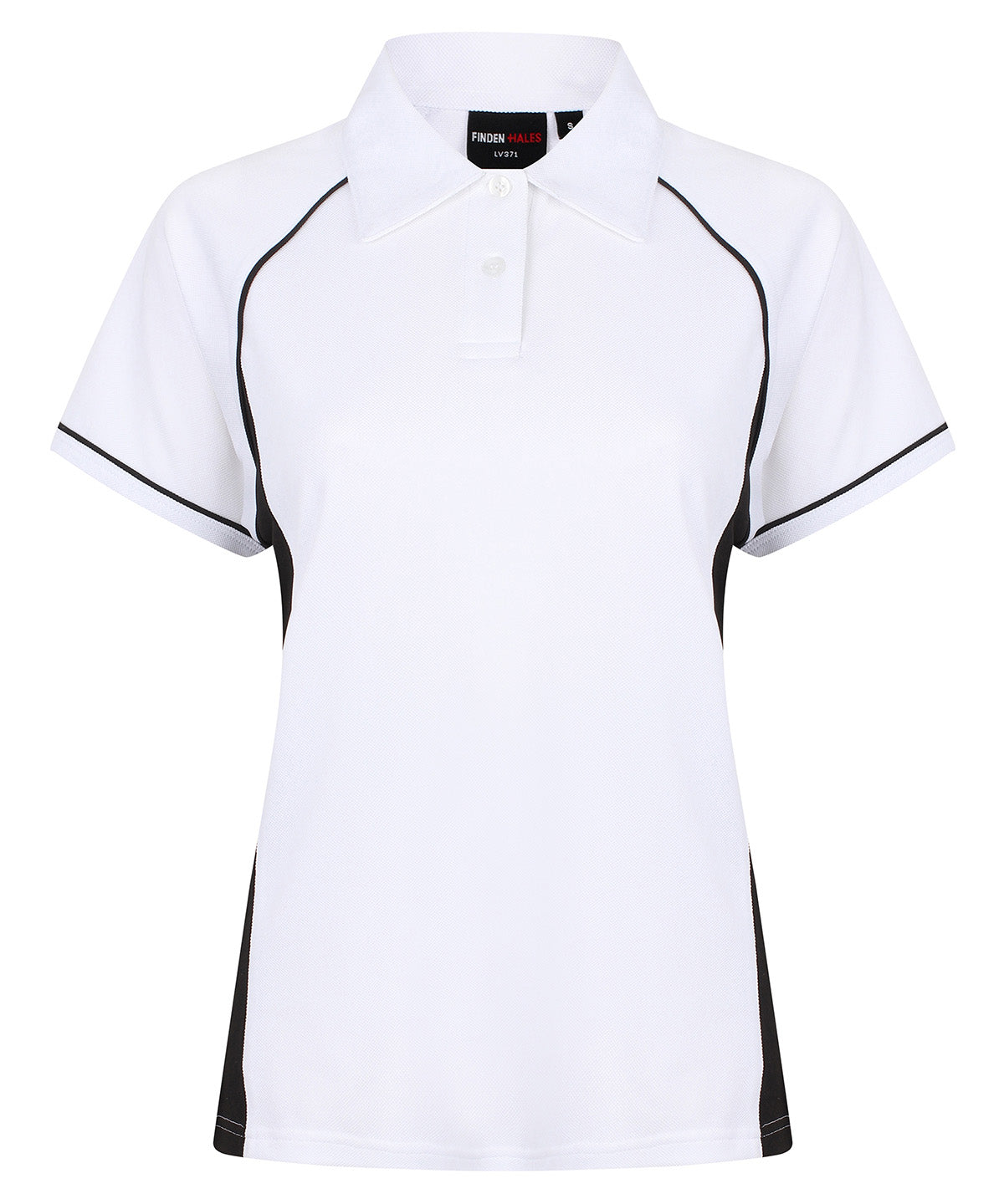 Finden & Hales Womens piped performance polo