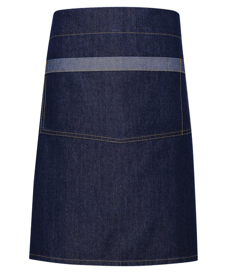 Premier Domain contrast denim waist apron
