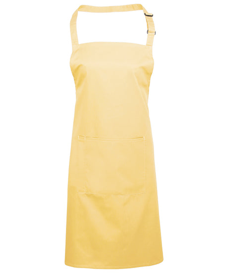 Premier Colours bib apron with pocket