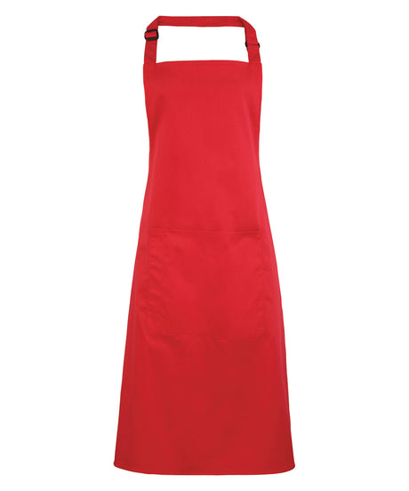 Premier Colours bib apron with pocket