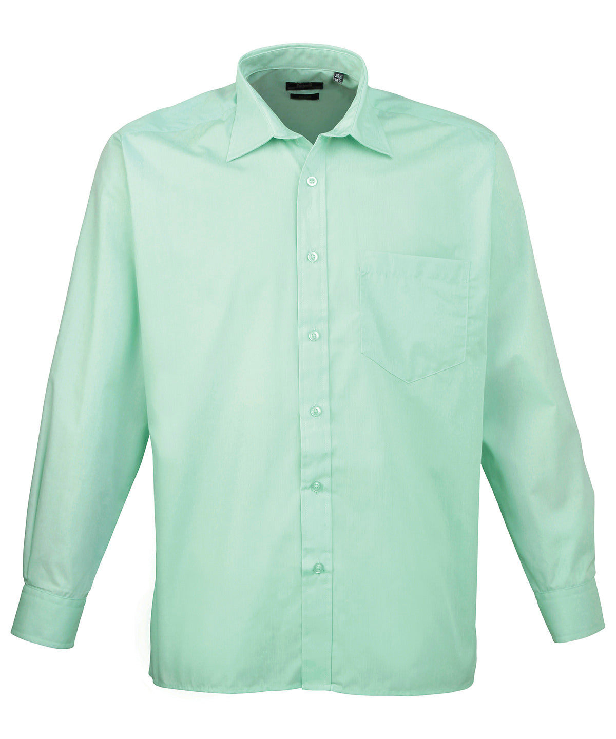 Premier Long sleeve poplin shirt Aqua