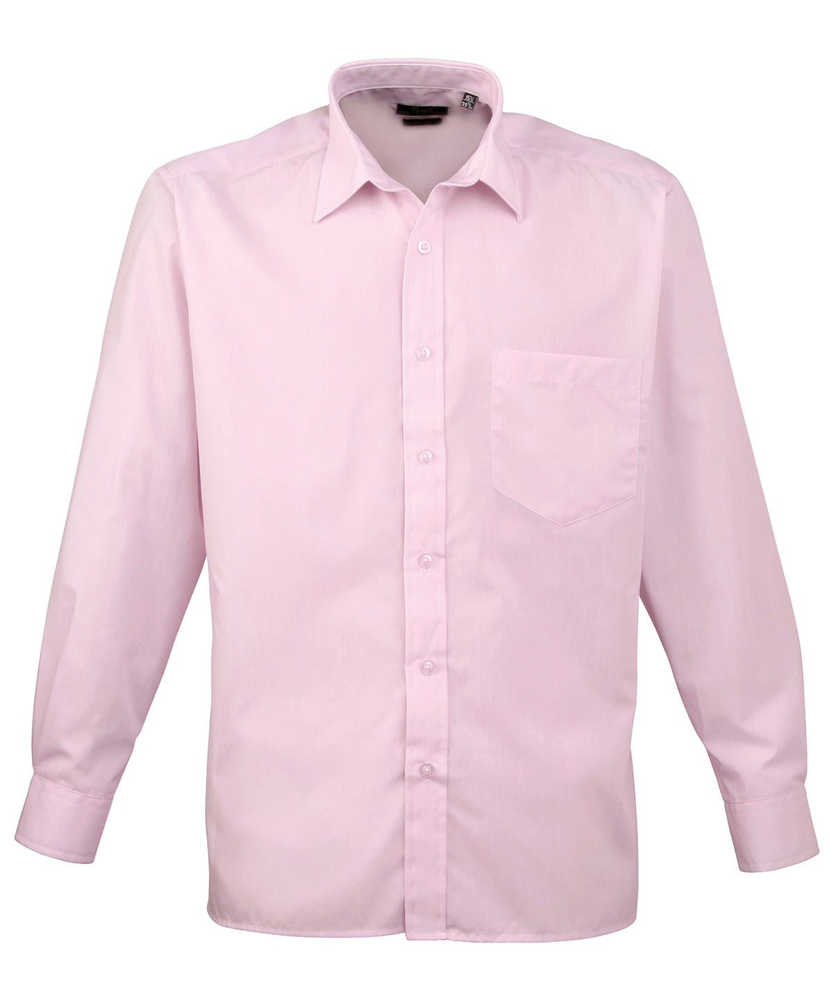 Premier Long sleeve poplin shirt Pink - 14.5 - Shirts