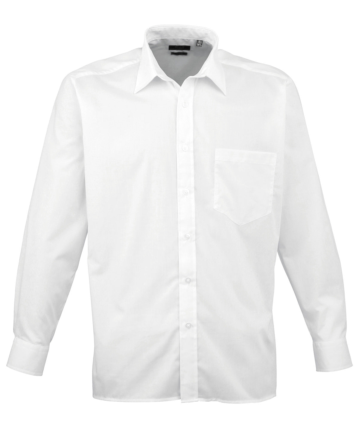 Premier Long sleeve poplin shirt White - 14.5 - Shirts