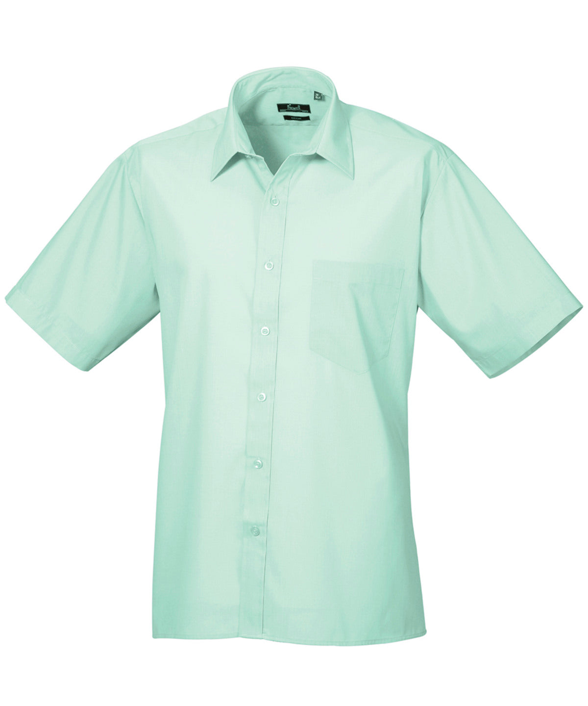 Premier Short sleeve poplin shirt Aqua