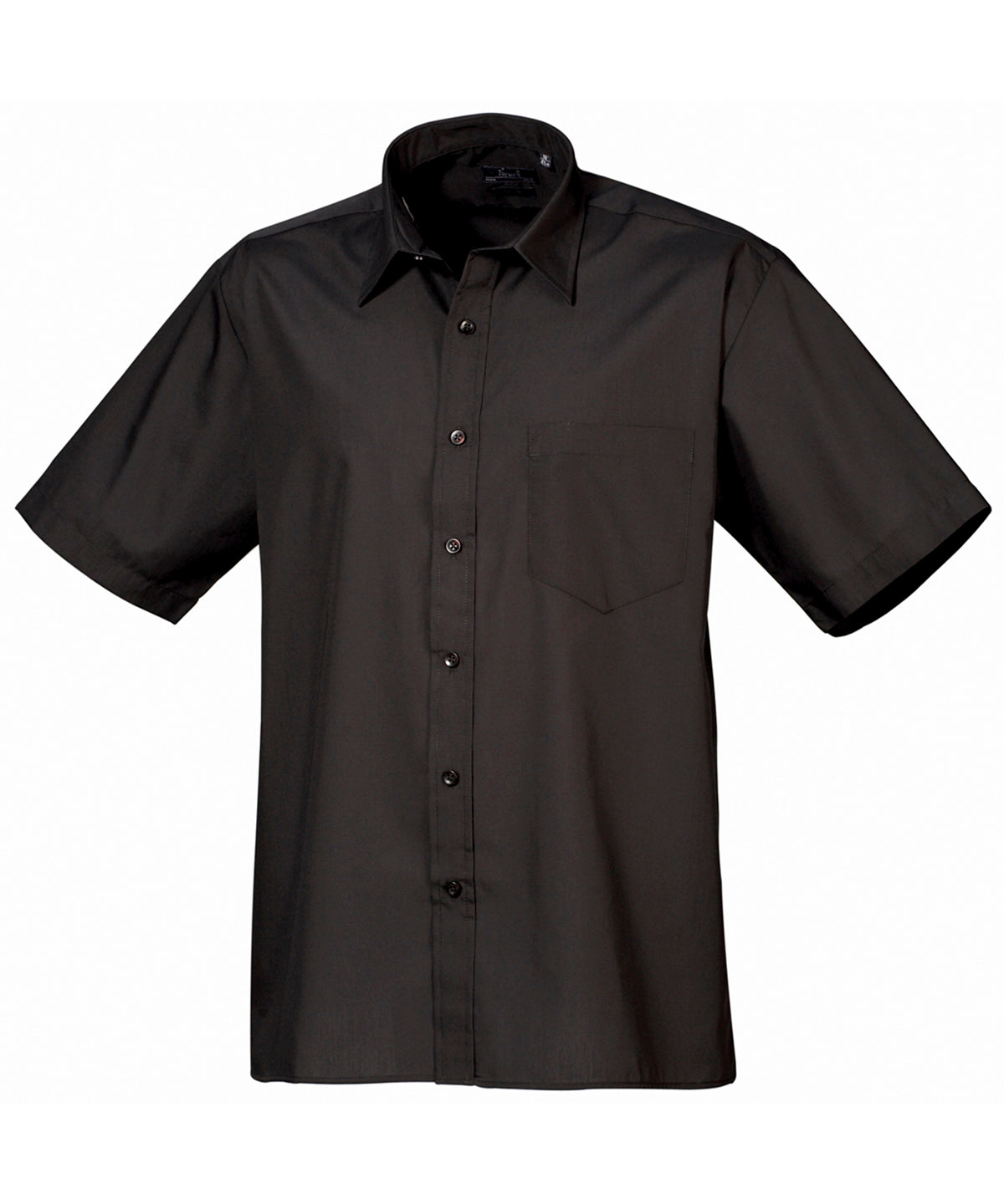 Premier Short sleeve poplin shirt Black - 14.5 - Shirts