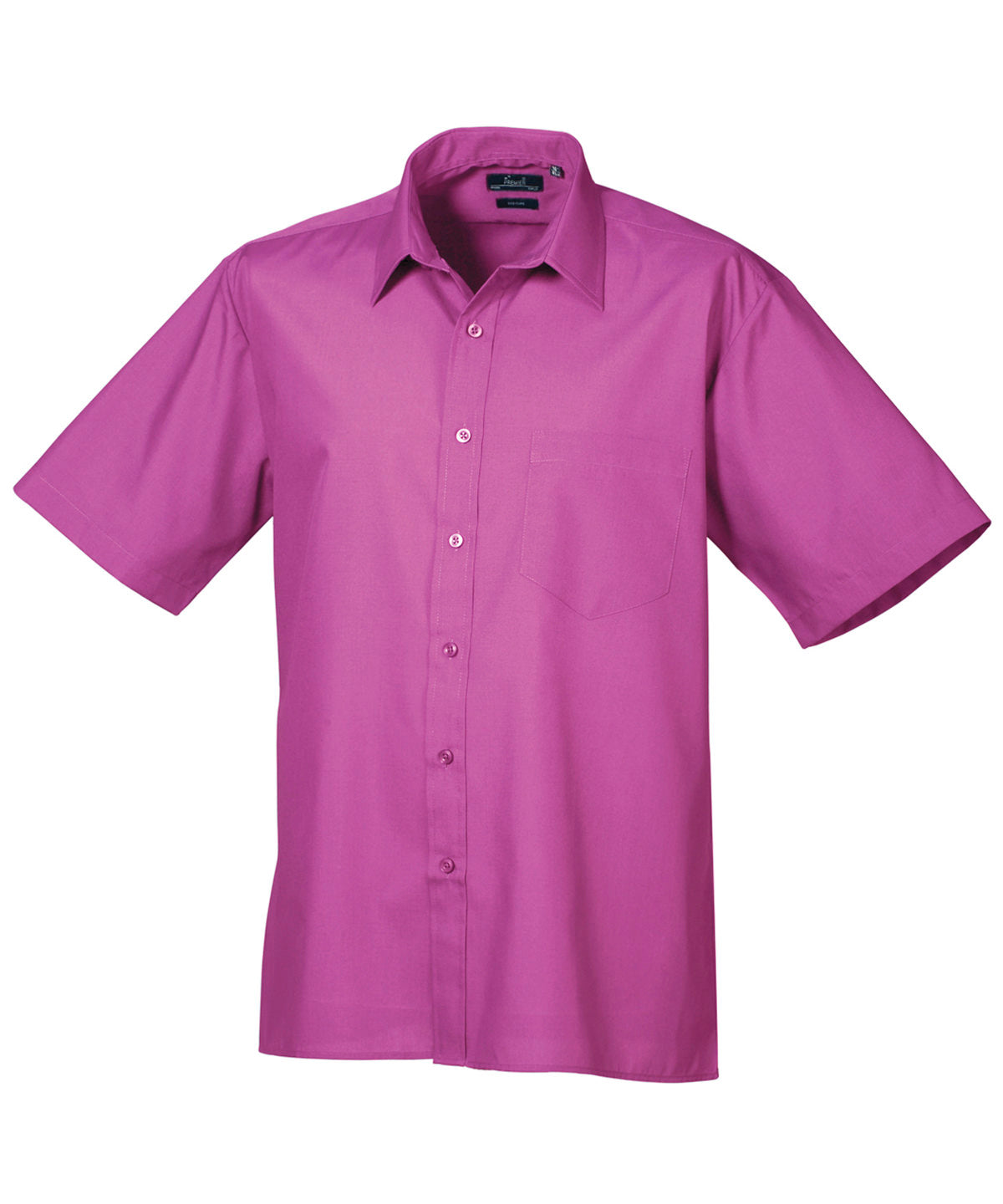 Premier Short sleeve poplin shirt Hot Pink - 14.5 - Shirts