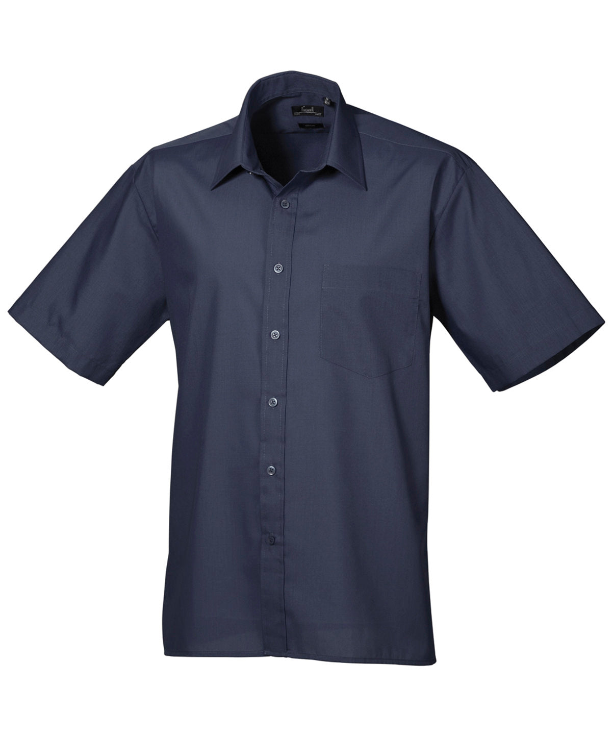 Premier Short sleeve poplin shirt Navy - 14.5 - Shirts