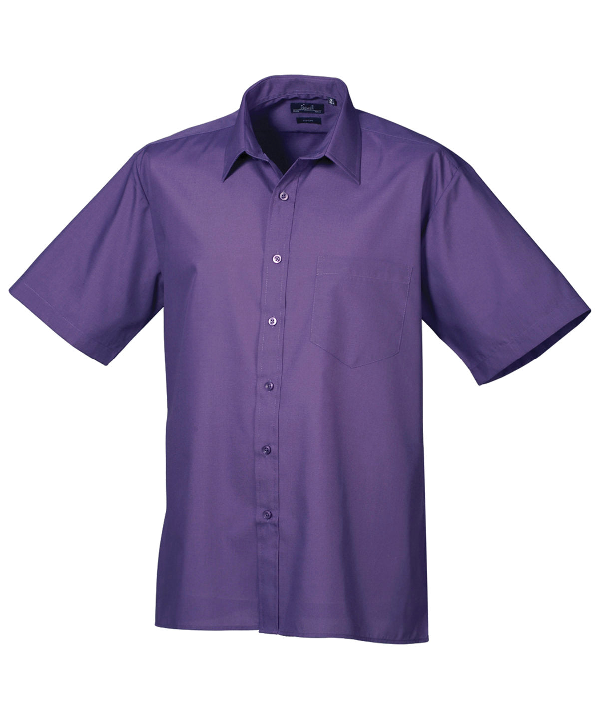 Premier Short sleeve poplin shirt Purple - 14.5 - Shirts