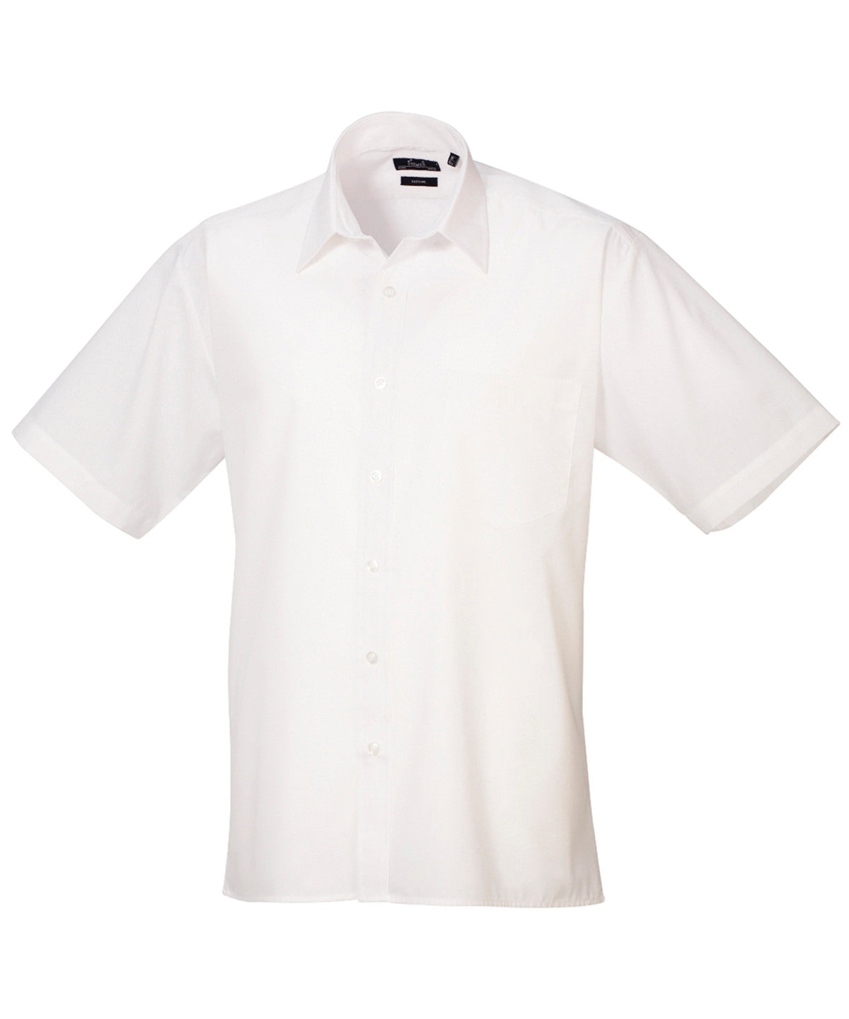 Premier Short sleeve poplin shirt White