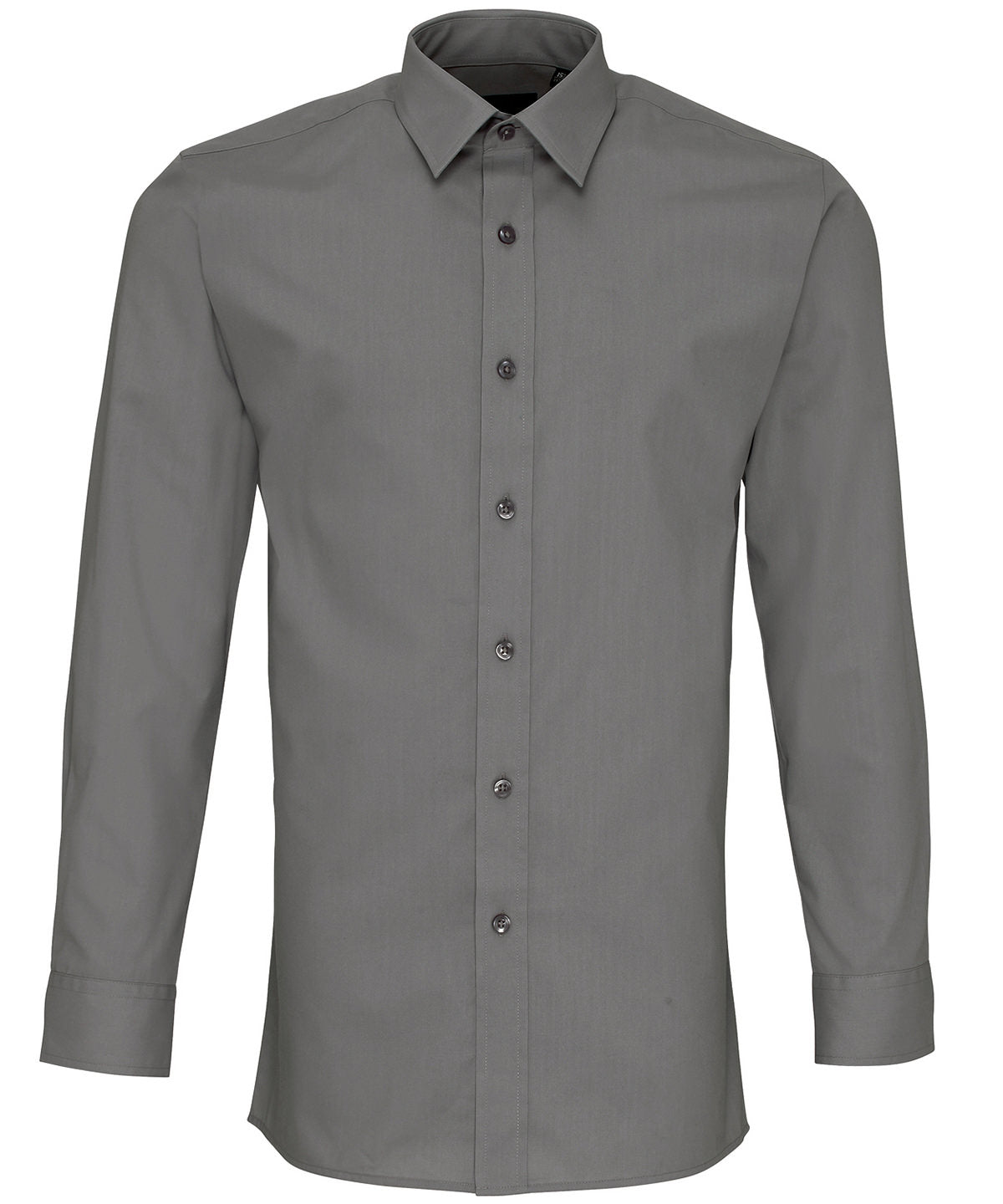 Premier Poplin fitted long sleeve shirt