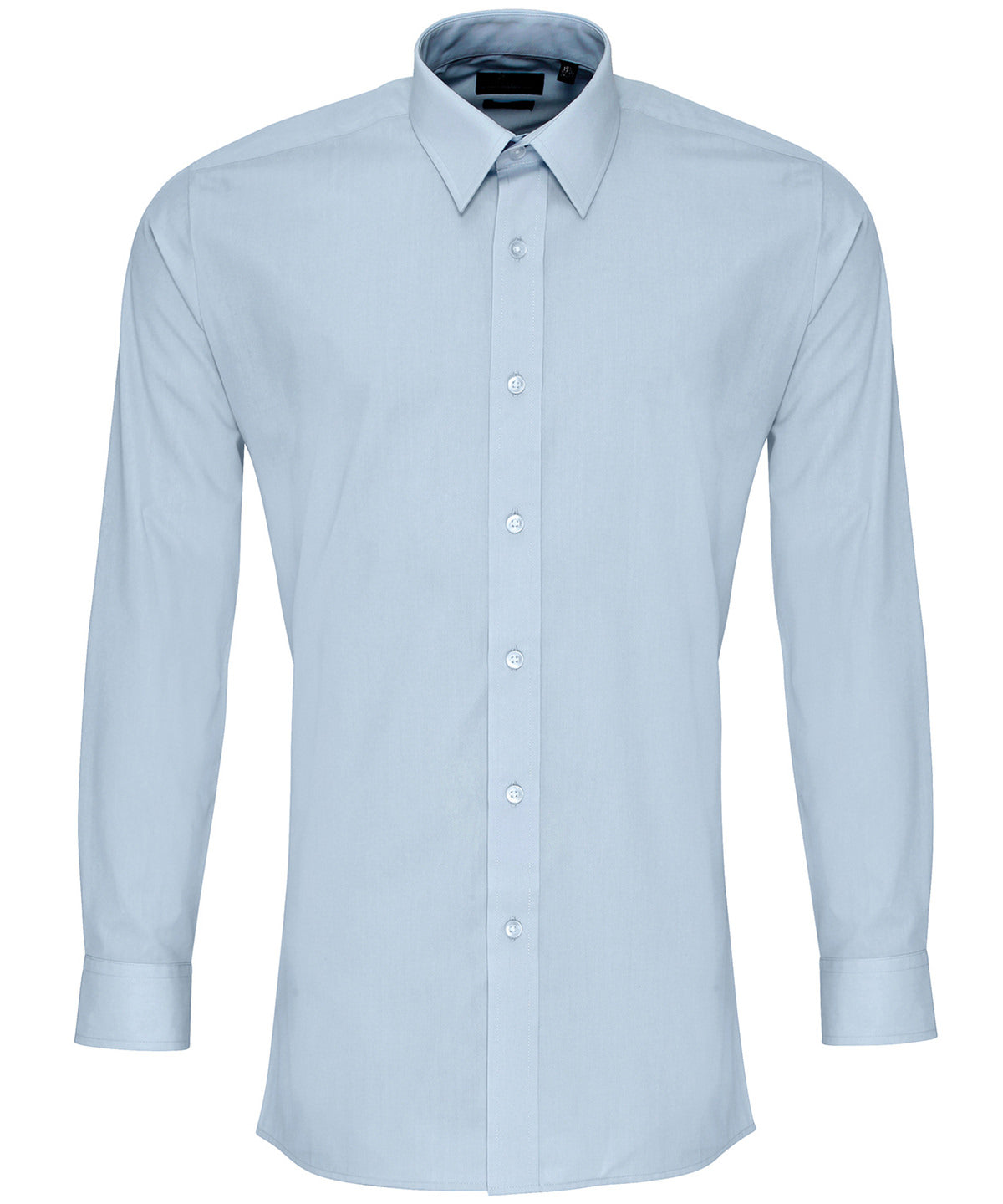 Premier Poplin fitted long sleeve shirt