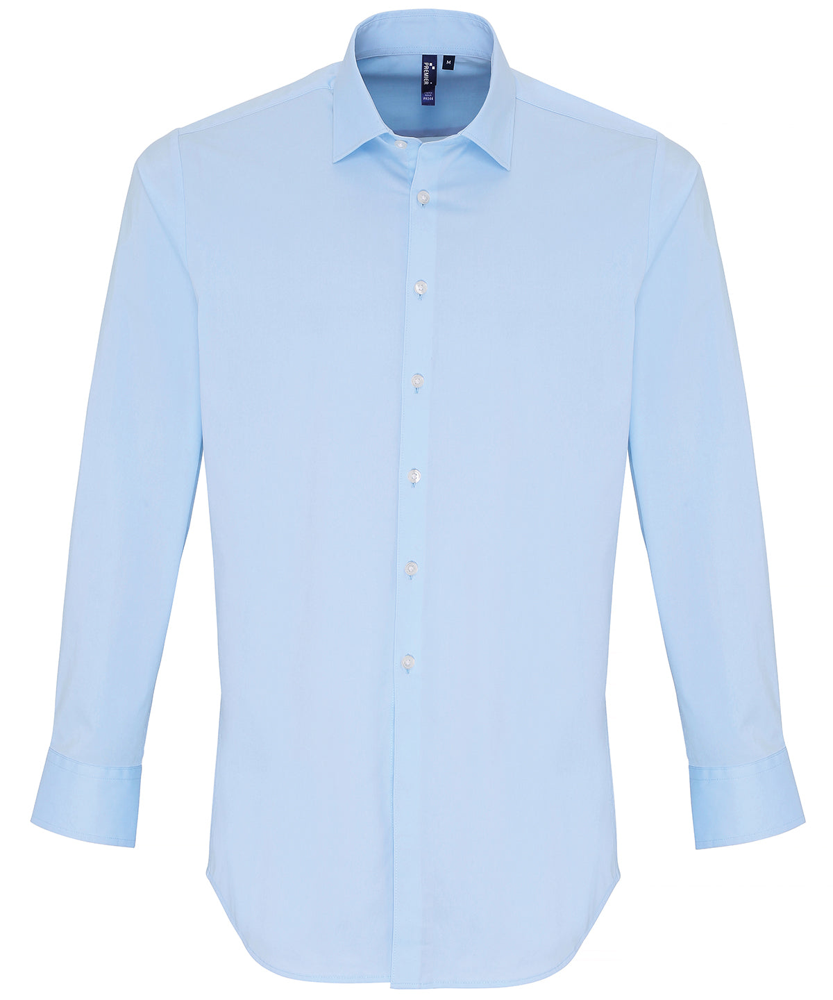 Premier Stretch fit cotton poplin long sleeve shirt