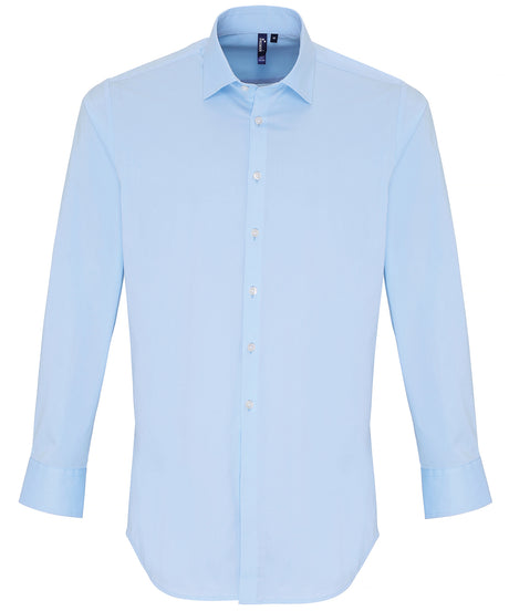 Premier Stretch fit cotton poplin long sleeve shirt