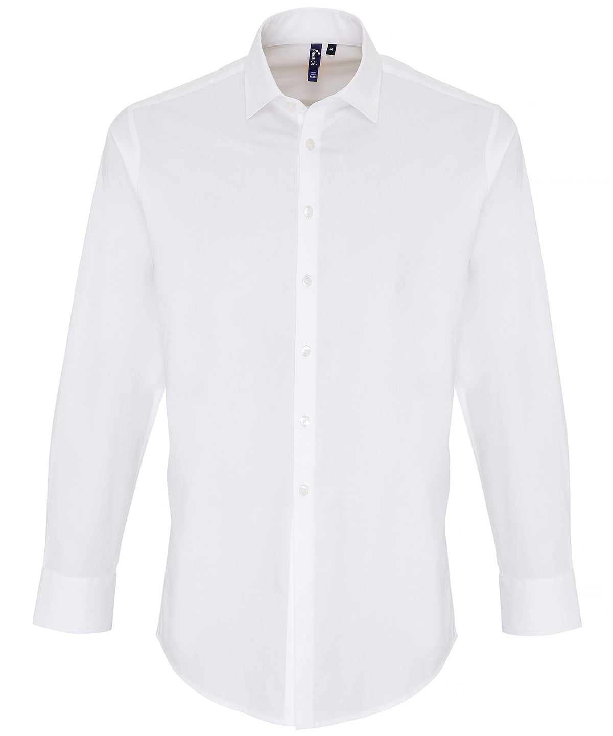 Premier Stretch fit cotton poplin long sleeve shirt