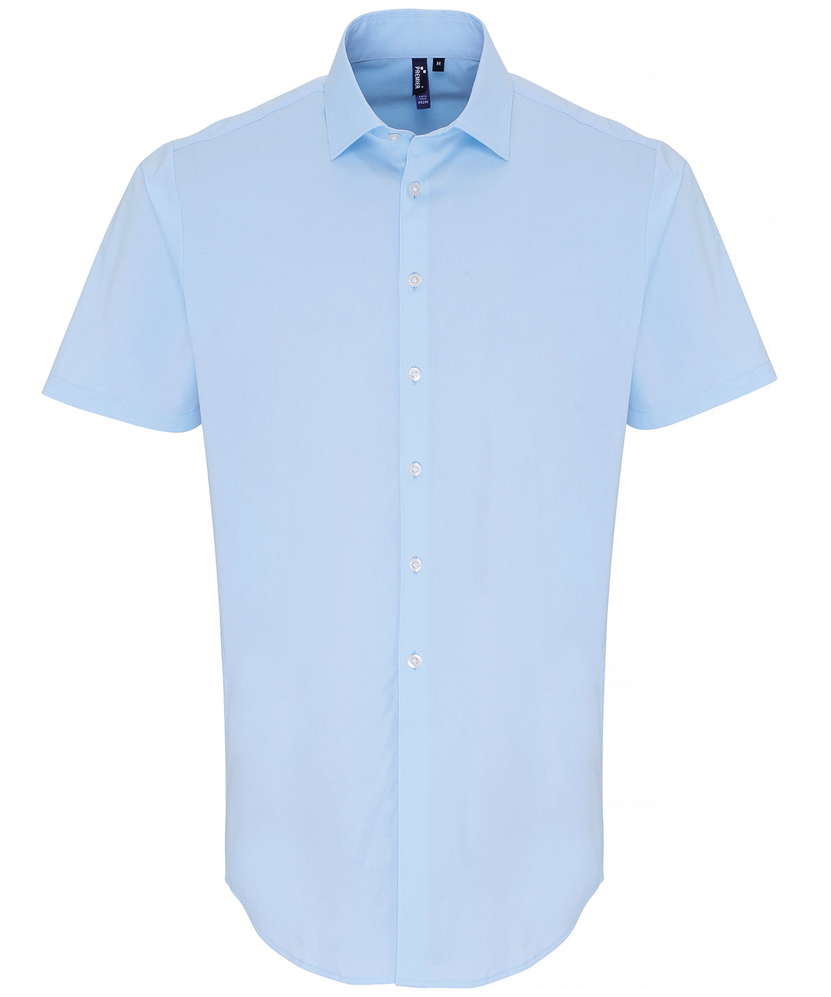 Premier Stretch fit cotton poplin short sleeve shirt