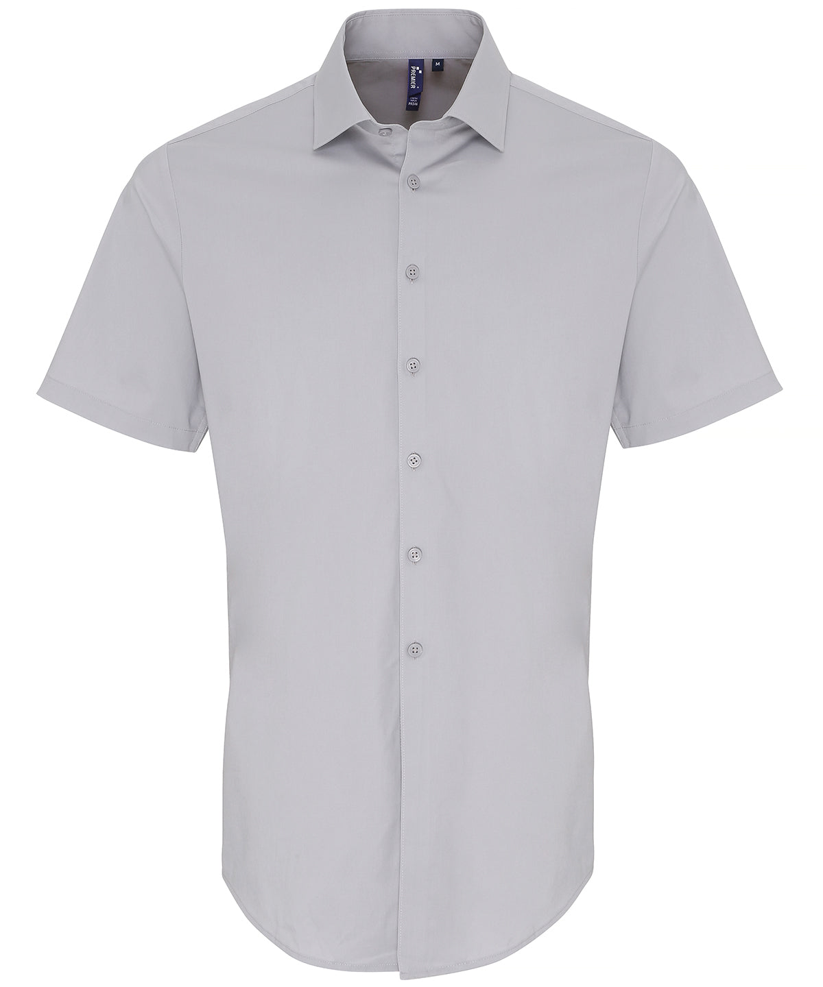 Premier Stretch fit cotton poplin short sleeve shirt