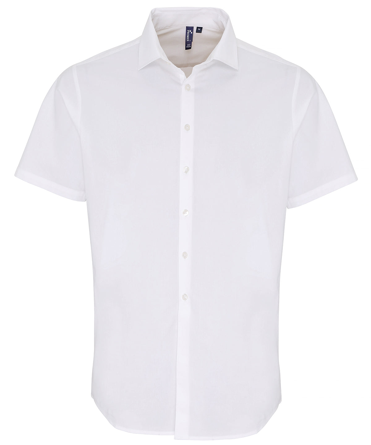 Premier Stretch fit cotton poplin short sleeve shirt