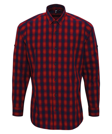 Premier Mulligan check cotton long sleeve shirt