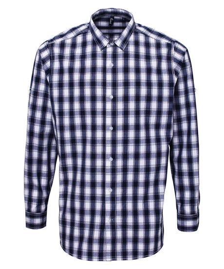 Premier Mulligan check cotton long sleeve shirt