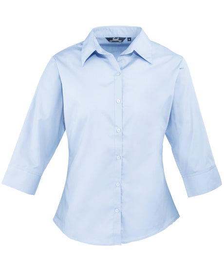 Premier Women's ¾ sleeve poplin blouse