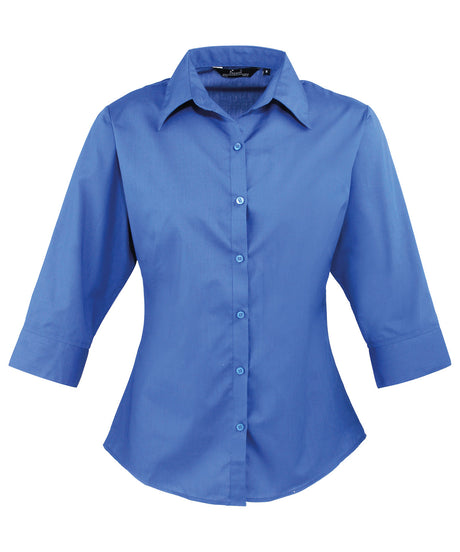 Premier Women's ¾ sleeve poplin blouse