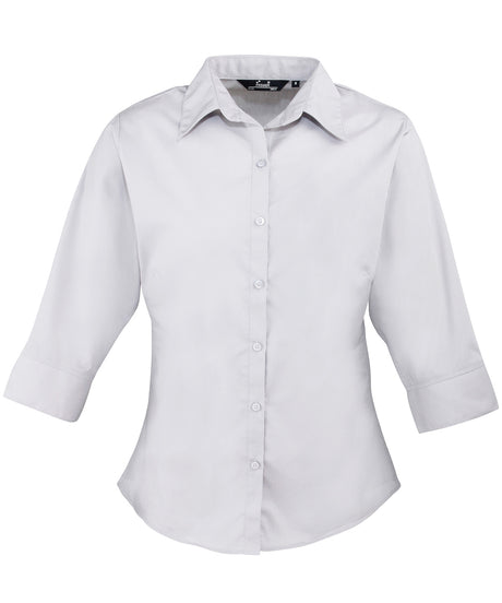 Premier Women's ¾ sleeve poplin blouse