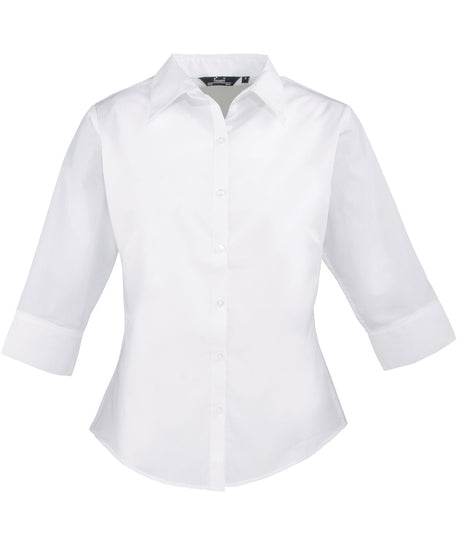 Premier Women's ¾ sleeve poplin blouse