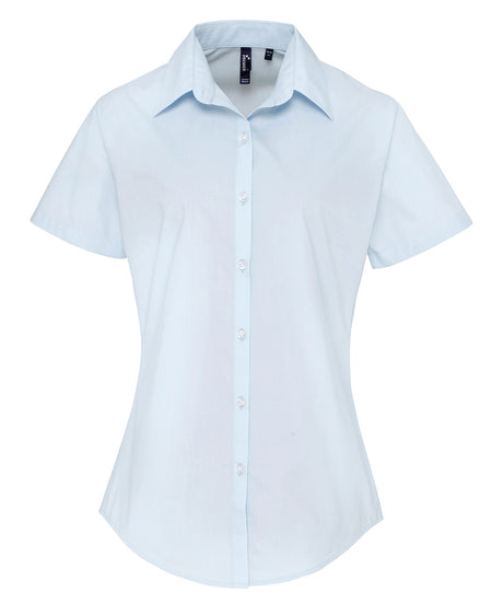 Premier Women's supreme poplin short sleeve shirt