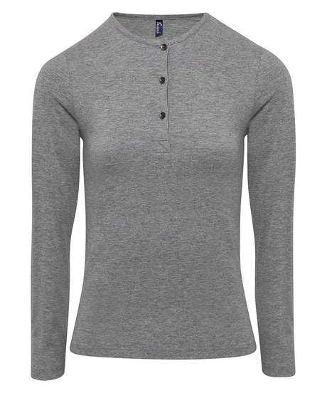 Premier Womens Long John roll-sleeve tee