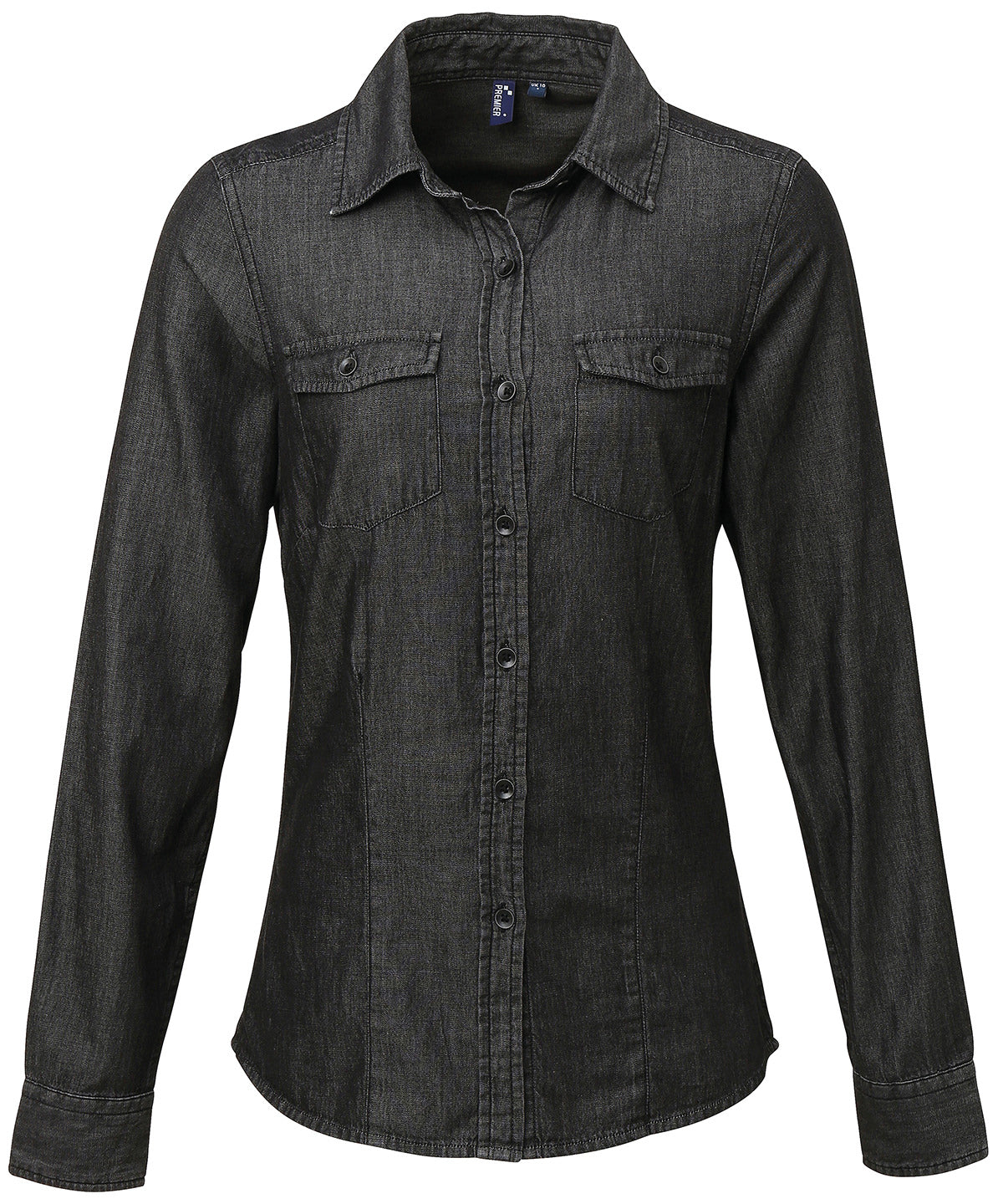 Premier Women's jeans stitch denim shirt