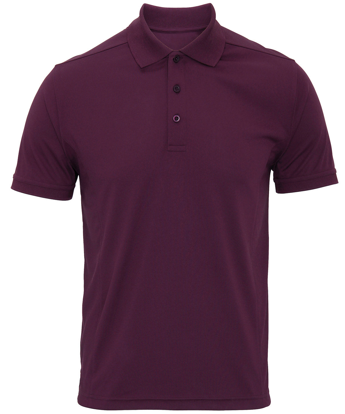 Premier Coolchecker piqué polo Aubergine