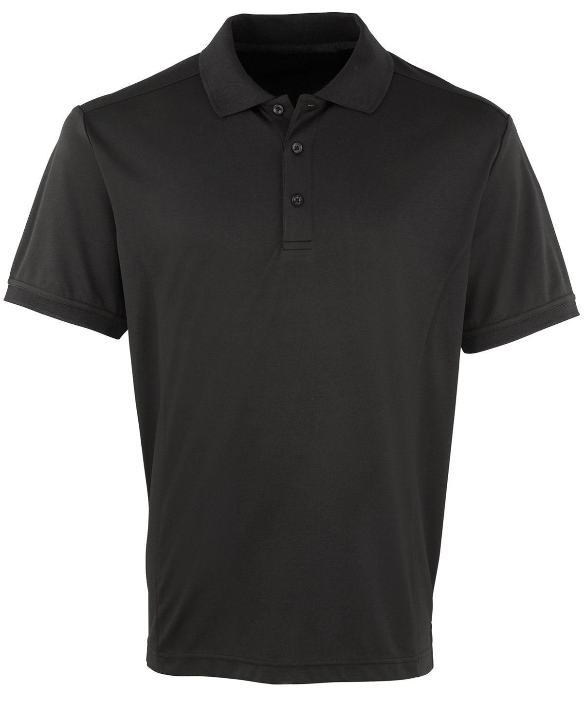 Premier Coolchecker piqué polo Black