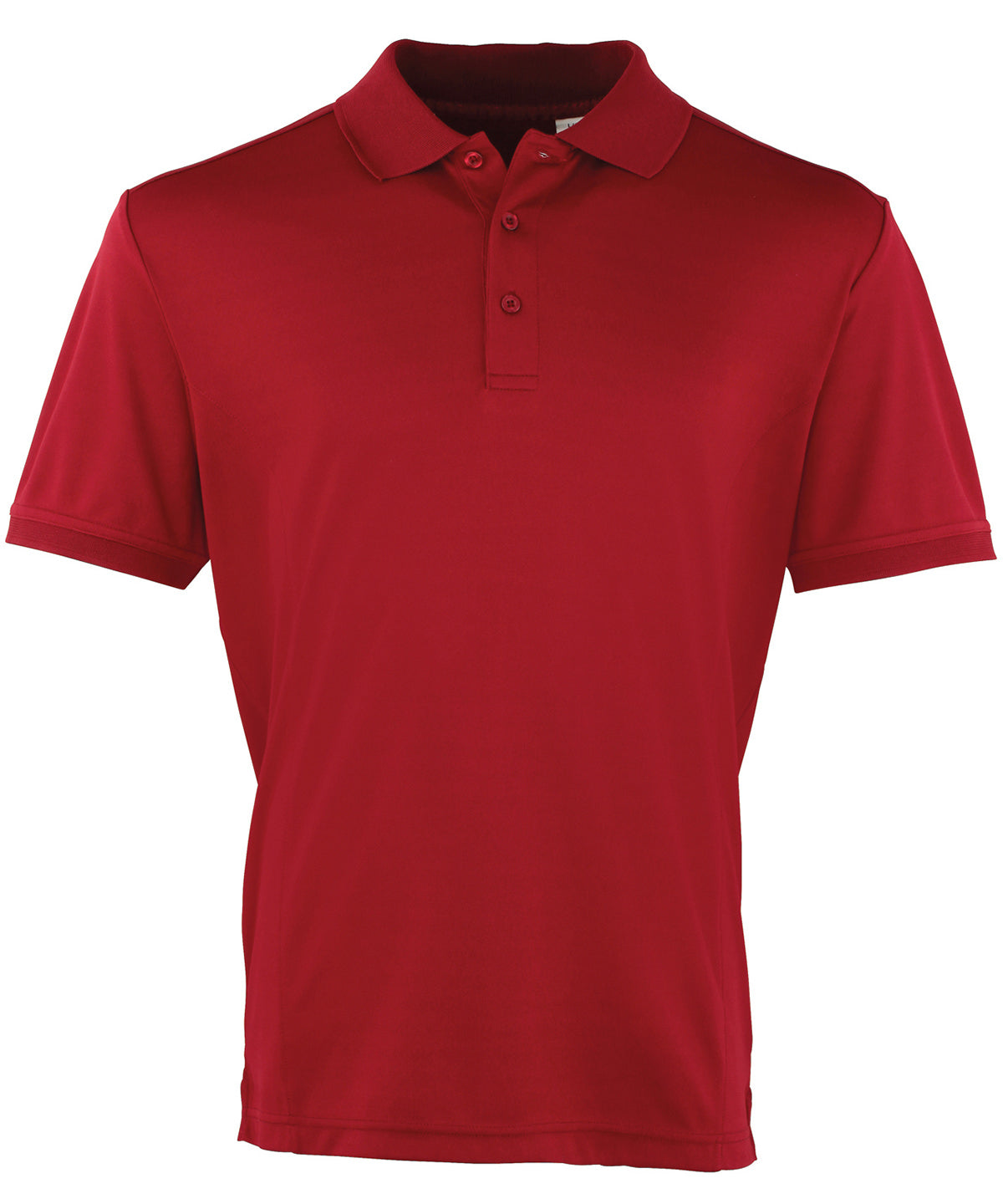 Premier Coolchecker piqué polo Burgundy - S - Polo Shirts