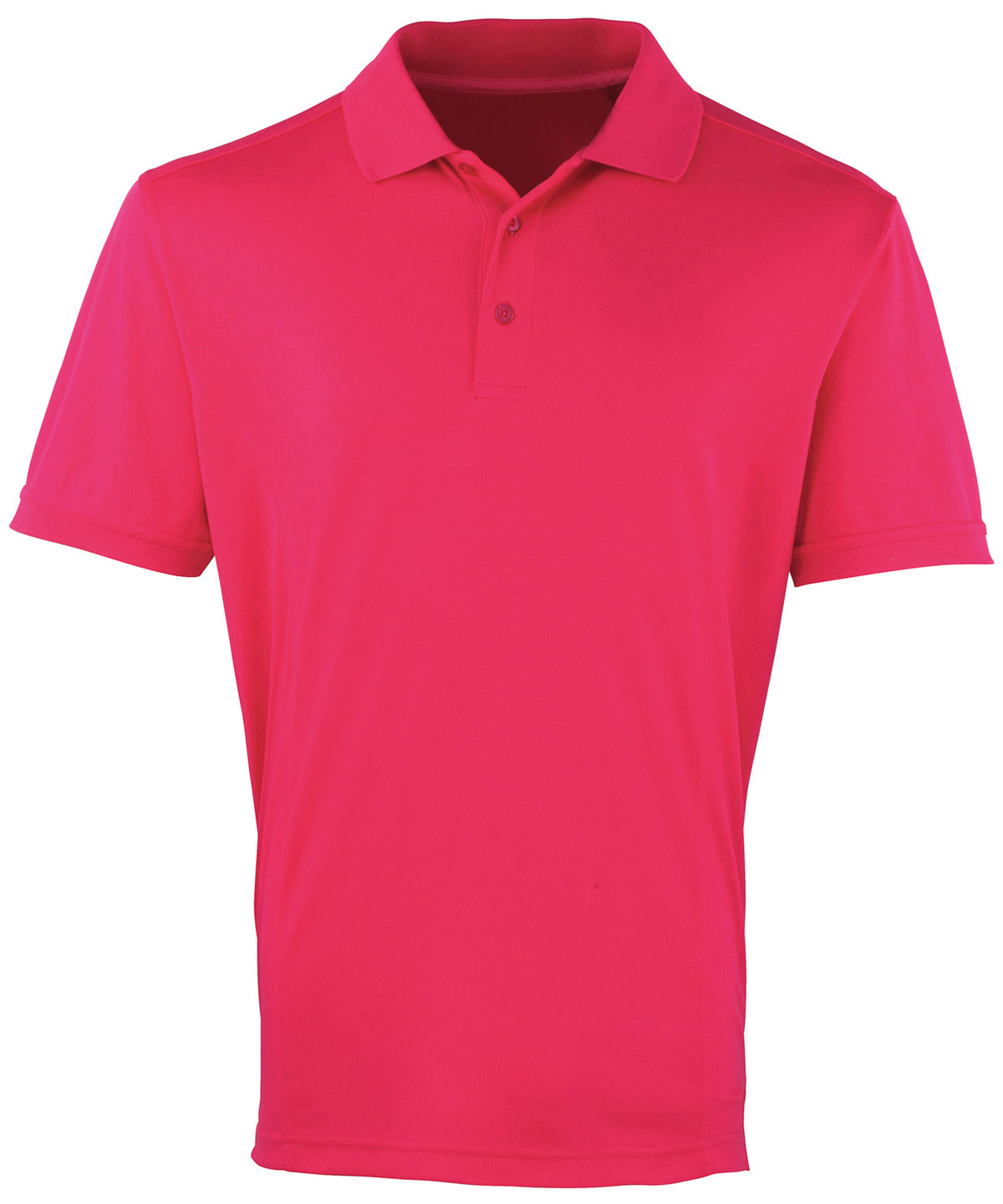 Premier Coolchecker piqué polo Hot Pink - S - Polo Shirts