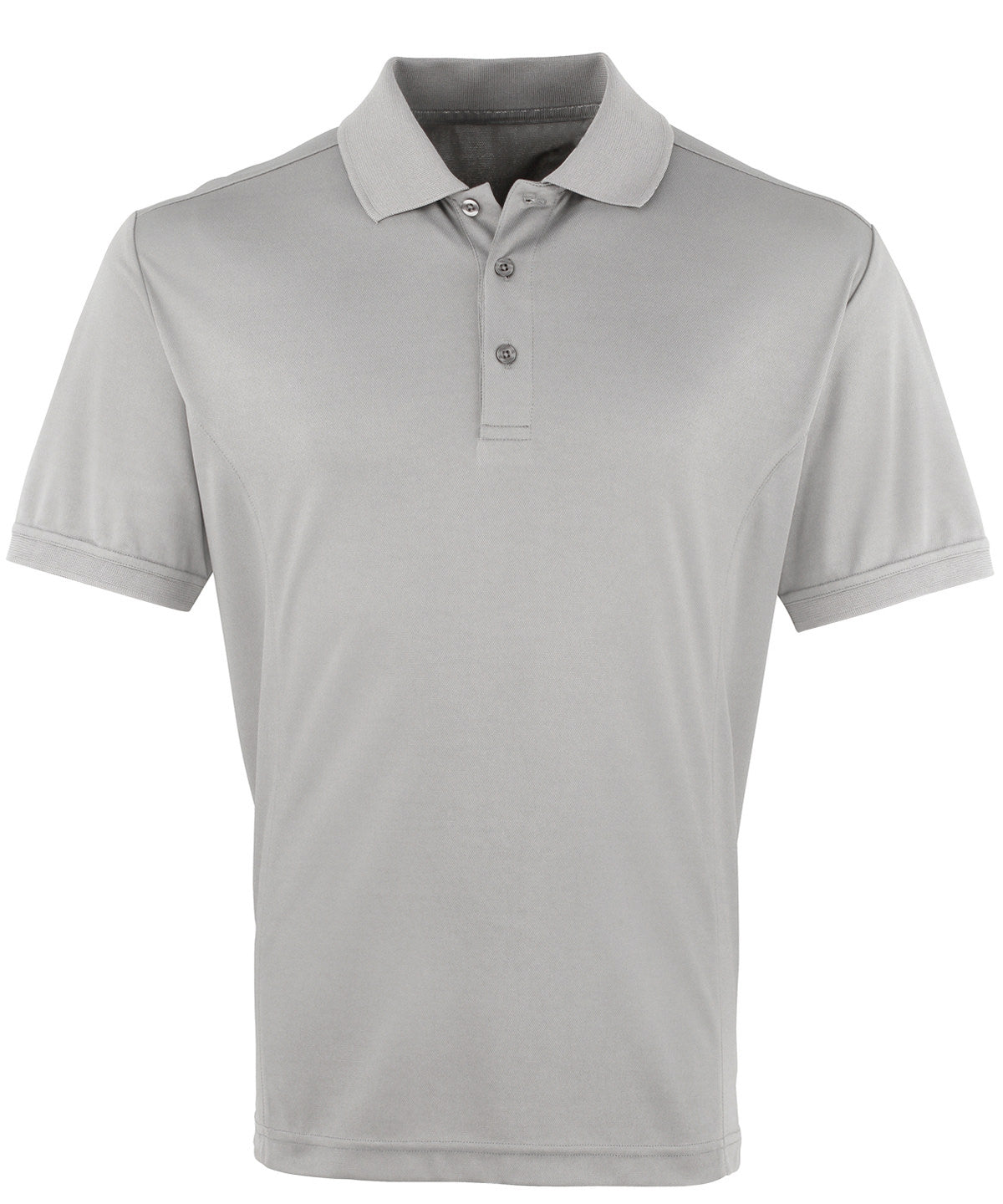 Premier Coolchecker piqué polo Silver