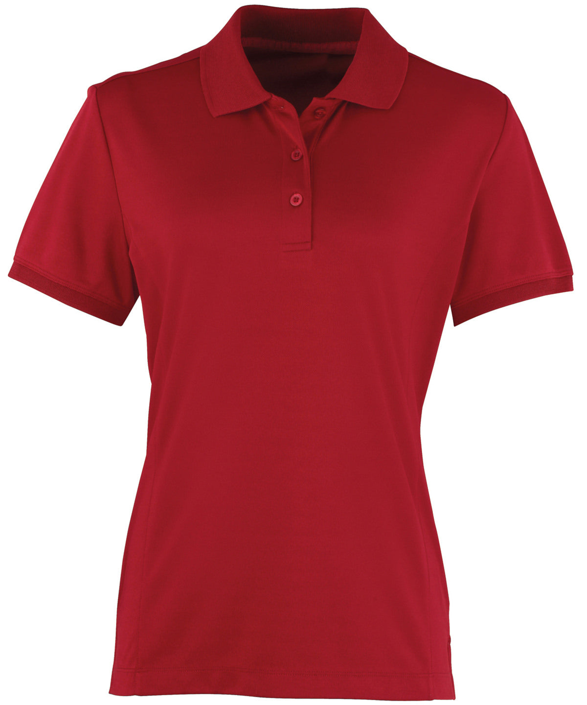Premier Womens Coolchecker piqué polo Burgundy - XS - Polo Shirts