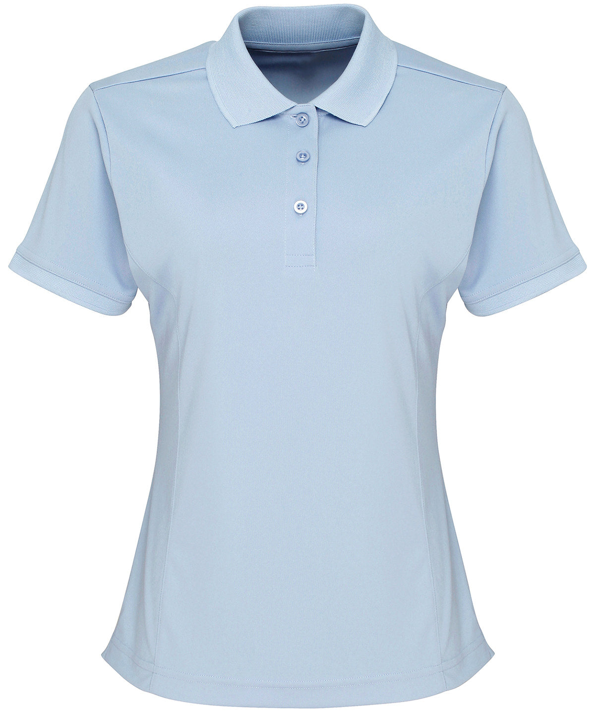 Premier Womens Coolchecker piqué polo Light Blue - XS - Polo Shirts