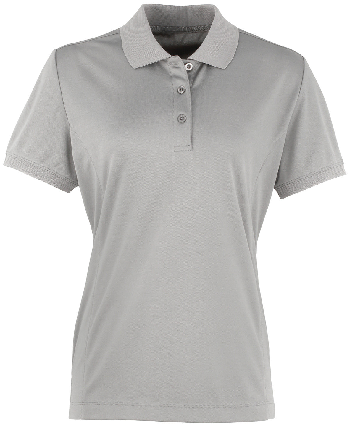 Premier Womens Coolchecker piqué polo Silver - XS - Polo Shirts